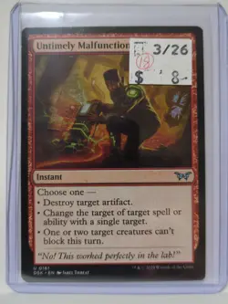 Untimely Malfunction 161 Duskmourn: House of Horror Magic: The Gathering 2024 - Image 3