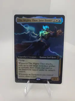 The Mighty Thor, Jane Foster #0420 Ext Art Foil MTG Marvel Super Heroes - Image 1