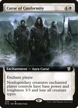 Curse of Conformity - Extended Art MIC NM MTG - Image 1