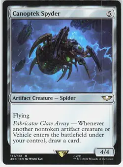 Canoptek Spyder 151 Universes Beyond: Warhammer 40,000 Magic: The Gathering NM - Image 1