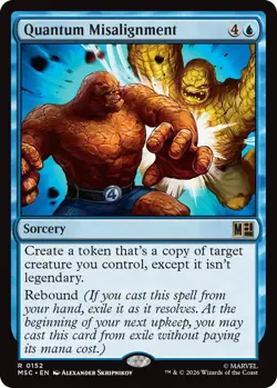 1x Quantum Misalignment MTG - Commander: Marvel Super Heroes - NM-Mint - Image 1