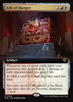 MTG ARK OF HUNGER (EXTENDED ART) NM ** SECRETS OF STRIXHAVEN ** - Image 1