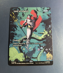 Lord of Atlantis Marvel Full Art Regular Rare Blue Creature 0056 - Image 1