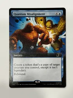 Quantum Misalignment (Extended Art) Commander: Marvel Super Heroes Regular - Image 1