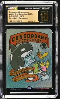 CONCORDANT CROSSROADS Secret Lair Foil KEXP CGC Pristine 10 MTG [Nostalgium] - Image 1