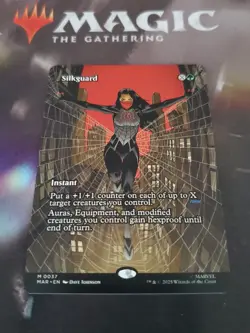 Mtg. Silkguard. Borderless. Marvel Universe Eternal-Legal. Pack Fresh - Image 1