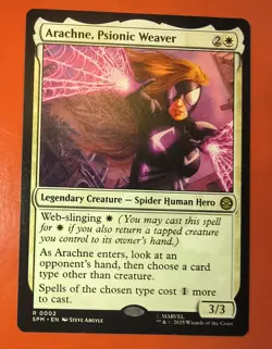 MTG, MAGIC, SPM, ARACHNE, PSIONIC WEAVER, 0002, REGULAR FINISH, NM, RARE - Image 1
