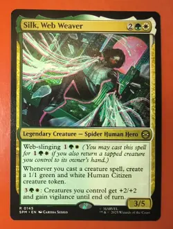 MTG, MAGIC, SPM, SILK, WEB WEAVER, 0145, REGULAR FINISH, NM - Image 1