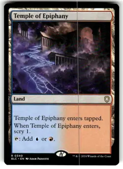 Temple of Epiphany Rare Bloomburrow Commander MTG NM - Image 1