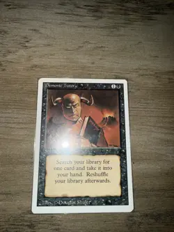 Demonic Tutor Revised Edition (3ED) Uncommon Sorcery Near Mint - Image 1
