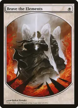 Brave the Elements [Magic Player Rewards 2011] Near Mint - Image 1