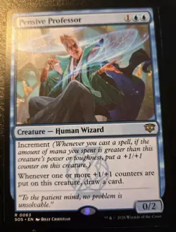 Pensive Professor 0063 Rare Secrets Of Strixhaven Magic: The Gathering - Image 1