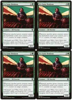 MTG Ivy Lane Denizen x4 Commander Legends Common NM Playset - Image 1