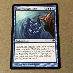 Cast Through Time x1 Worldwake Ex+ Condition See Pics - Image 1