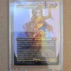Celes, Rune Knight Foil Extended Art Mythic Human Wizard Knight FFVI 0201 - Image 1