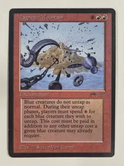 Magnetic Mountain Arabian Nights MP Moderate Play MTG Magic The Gathering - Image 1