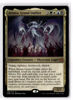Atraxa, Grand Unifier 196 Phyrexia: All Will Be One ONE NM - Image 1