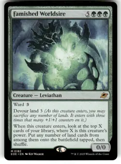Famished Worldsire 182 Mythic Edge of Eternities Magic: The Gathering Near Mint - Image 1