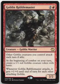 Goblin Rabblemaster - Duel Decks: Merfolk vs. Goblins - Magic: The Gathering - Image 1