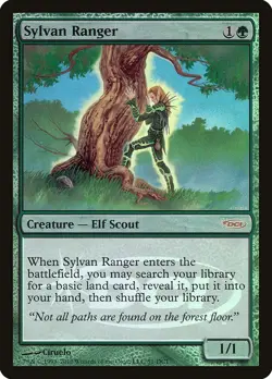 Sylvan Ranger 1x FOIL MtG FOIL DCI Promo SP/NM - Image 1