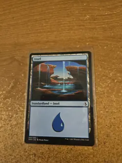 MAGIC THE GATHERING AMONKHET (GERMAN) ISLAND (260) LIGHTLY PLAYED - Image 1