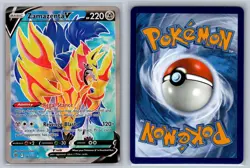 Zamazenta V 163/172 Ultra Rare Brilliant Stars Pokemon Card Near Mint - Image 3