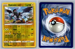 Zekrom 060/185 Holo Rare Vivid Voltage Pokemon Card Reverse Holo Near Mint - Image 3