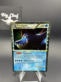 2010 POKEMON FERALIGATR (PRIME) HEART GOLD SOUL SILVER 108/123 (NM) - Image 2