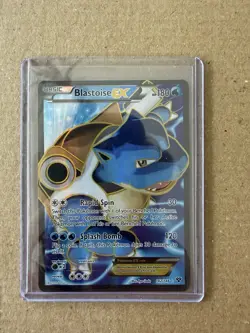 Pokemon Blastoise EX Full Art 142/146 XY Ultra Rare Holo - Image 1