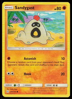 Sandygast 126/236 Common Cosmic Eclipse Pokemon Near Mint - Image 1