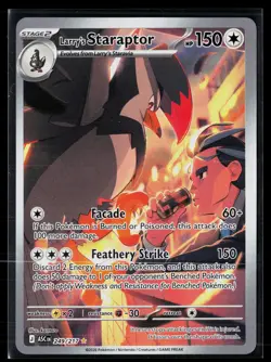Larry's Staraptor 249/217 Illustration Rare Ascended Heroes Pokemon NM - Image 1