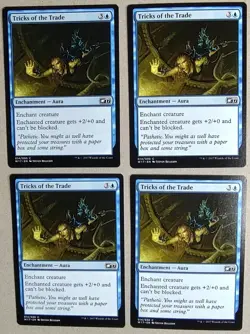 Tricks of the Trade (x4) Playset -Welcome Deck 201 7 (W17) -Common Reg -NM- MTG - Image 1