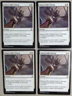 Impeccable Timing (x4) Playset - Amonkhet (AKH) - Common Regular - LP+ - MTG - Image 1