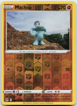 Machop 086/196 Common Lost Origin Pokemon Reverse Holo Near Mint - Image 1