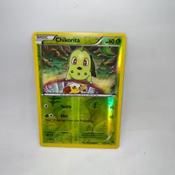 Chikorita 1/122 Common BREAKpoint Pokemon Reverse Holo Lightly Played - Image 1