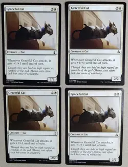 Graceful Cat (x4) Playset - Amonkhet (AKH) - Common Regular - NM - MTG - Image 1