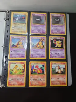 Vintage Pokemon Card Collection Lot/Binder Jungle,Rocket,Fossil,Base Gym,2nd - Image 1