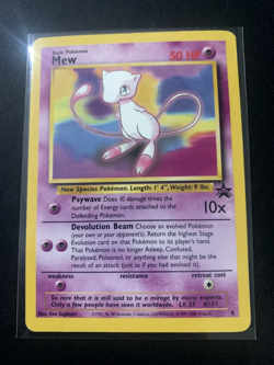 2000 Pokemon Promo Black Star 8 Mew WOTC - Image 1