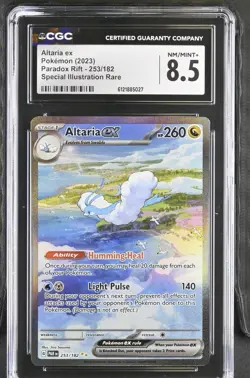 2023 POKEMON PAR EN-PARADOX RIFT SPECIAL ILLUSTRATION RARE ALTARIA EX PSA 10 - Image 1