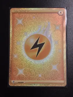 Electric Energy 235/203 Gold Secret Rare Holo Evolving Skies Pokemon TCG - Image 1