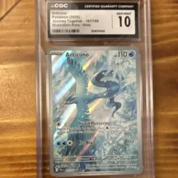 Pokemon TCG Articuno 161/159 SV09 Journey Together IR Holo CGC 10 ENG - Image 1