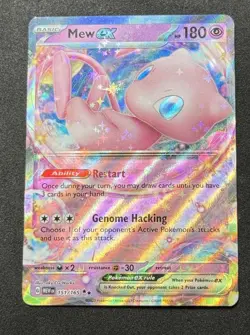 Mew ex 151/165 Sv: Scarlet & Violet 151 Holo Pokemon - Image 3