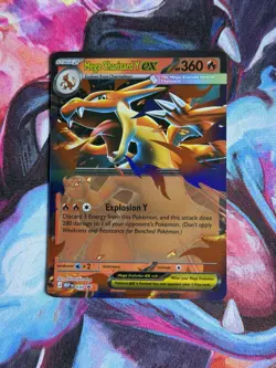 Mega Charizard Y Ex Black Star Promo Pokemon Card 030 Near Mint Condition - Image 1