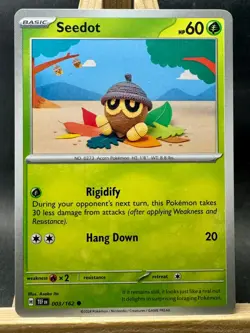 Seedot Asako Ito - Pokemon Trading Card Game SV05: Temporal Forces 003/162 NM - Image 1