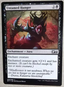 Untamed Hunger - Welcome Deck 201 7 (W17) - Common Regular - NM - MTG - Image 1