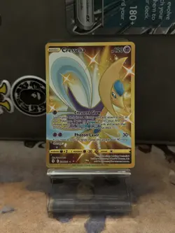 Pokemon TCG Cresselia 228/203 Evolving Skies Secret Rare Holo Gold Card NM - Image 1