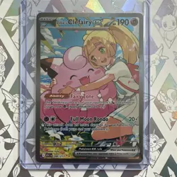 The Pokemon Company Lillie's Clefairy ex 280/217 SIR English 190HP - Image 1