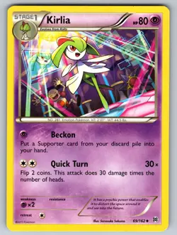 Kirlia 69/162 Uncommon BREAKthrough Pokemon Lightly Played - Image 1