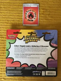 Pokemon TCG Mega Evolution Ascended Heroes 2-Pack Blister Erika's Tangela Promo - Image 2