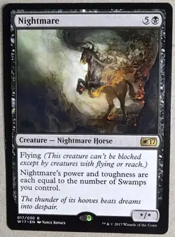 Nightmare - Welcome Deck 201 7 (W17) - Rare Regular - NM - MTG - Image 1